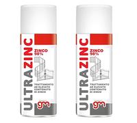 Magazzini GM ULTRAZINC, Spray Zincante a Freddo, 98% Zinco Puro, Asciugatura 2 Min, Anticorrosivo, Valvola 360°, 400ml (2)