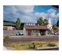 Piko 61824 - Capanno Merci Burgstein per modellismo Ferroviario