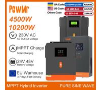 Magazzino UE 3KW 4.5KW 6.5KW 4.2KW 6.2KW 10KW 24V 48V 230Vac MPPT Carica Energia Solare Inverter Ibrido Consegna Veloce Locale Fit Lifepo4