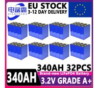 Magazzino UE Lifepo4 Batteria 340AH Grado A FAI DA TE 12V 24V Al Litio ferro fosfato Cella Ricaricabile carrello da golf batterie Per Il Campeggio EV RV