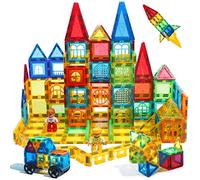 Magblock 100 pezzi blocchi magnetici per bambini giocattoli magnetici magnetici blocchi costruzione giocattolo regalo per 3 4 5 6 anni per ragazzi e ragazze