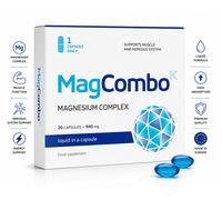 MagCombo Integratore Magnesio Complesso K Capsule B6 B12 Vitamina C 20 Capsule
