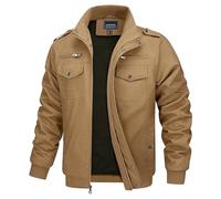 MAGCOMSEN Giacca da Uomo Antipioggia Primavera Autunno Bomber Aviatore Leggero Giubbotto