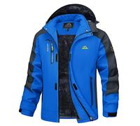 MAGCOMSEN Giacca Impermeabile Giacca da Sci Invernale da Uomo Foderata in Pile per Uomo Cold Mountain Cappotti