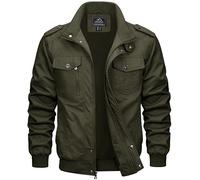 MAGCOMSEN Giubbino Uomo Giacca Leggero Primaverile Sahariana Uomo Estiva Tattica Militare Casual Autunno Giacca