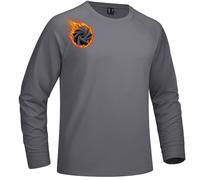 MAGCOMSEN Maglia Termica Uomo Manica Lunga Maglie Sportiva Camicia Fitness Palestra per Il Tempo Libero