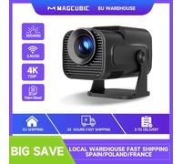 Magcubic HY320 Mini Proiettore Recentemente Nativo 720P Android 11 4K 300ANSI Wifi6 BT5.0 Cinema Outdoor Portatile 180 ° Proiettore girevole