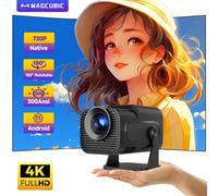 Magcubic HY320 Mini Proiettore Recentemente Nativo 720P Android 11 4K 300ANSI Wifi6 BT5.0 Cinema Outdoor Portatile 180 ° Proiettore girevole