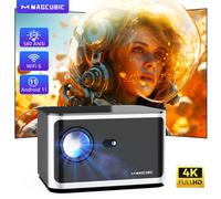 Magcubic HY350 Pro 580ANSI Proiettore Android 11 4K 1080P Wifi6 Controllo vocale Allwinner H713 Messa a fuoco elettronica BT 5.0 Home Cinema