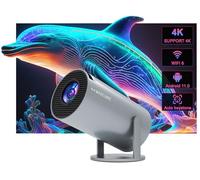 Magcubic Mini proiettore portatile Auto Keystone, proiettore intelligente 4K/200 ANSI con WiFi 6, BT 5.4, schermo da 130 pollici, rotazione di 180 gradi, sistema operativo Android 14.0 integrato