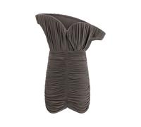 Magda Butrym Brown Copper Casual Dress - IT36 | XS