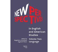 Magdalena Szczy New Perspectives in English and American Studies - V (Tascabile)