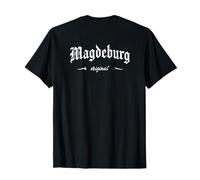Magdeburg Germania orientale DDR Gothic Backprint Design Maglietta