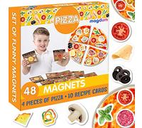 Magdum 48 pz Pizza Magnete - Giochi per bambini - Magnet Frigo - Gioco magnetico