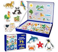 Magdum Magneti Bambini 75 Pezzo - Giochi Magnetici Animali Calamite Bambini