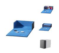 Mage Tech Backpack Token Box (Modulo Adventurer) - Pannello posteriore a scatto - Contatore vita integrato - Contiene 30+ dadi segnapunti o carte con doppia protezione (2. Enigma (Nero/Blu))