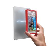 Mage Tech Collector - Custodia protettiva per carte di credito PSA, fissaggio a scatto su acciaio/ferro, supporto integrato, display magnetico, impilabile, compatibile con PSA e PCG, TPU e PC, su un