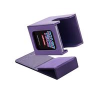 Mage Tech Commander Deck Box Lite - Display per Carte con Mini Porta a Scatto e Copertura Rimovibile, Adatto a Oltre 100 Carte a Manica Singola, Ideale per MTG, PTCG, OPCG, SWU e Altro (Viola)