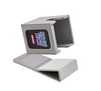 Mage Tech Commander Deck Box Lite - Espositore per carte con porta carte a scatto e copertura rimovibile, adatta a oltre 100 carte a manica singola, ideale per MTG, PTCG, OPCG, SWU e altro (grigio)
