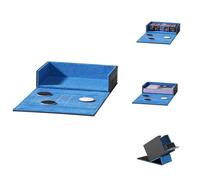 Mage Tech Pocket Dice Box (Modulo Adventurer) - Contatore vita integrato - Contiene 15 dadi segnapunti (15 mm) o 30+ carte senza bustine - Si ripone dentro Adventurer (2. Enigma (Nero/Blu))
