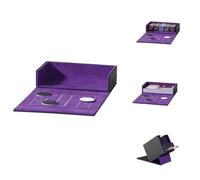 Mage Tech Pocket Dice Box (Modulo Adventurer) - Contatore vita integrato - Contiene 15 dadi segnapunti (15 mm) o 30+ carte senza bustine - Si ripone dentro Adventurer (2. Eclipse (Nero/Viola))