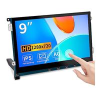 Magedok Raspberry Pi 5 Monitor Touch Screen, 9 Pollici, Mini Display, HDMI, 1280 x 720, anti-glare/ottico Bonding Capacitive Screen/IPS /600 lumens/Wall Mount Holes/schermo portatile