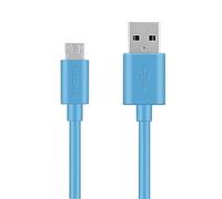 MaGeek® 1,8m Extra Lungo Premium Micro USB Cavo ad Alta velocità USB 2.0 Cavo di sincronizzazione e Ricarica per Samsung, HTC, Sony, Motorola, LG, Google, Nokia e More (Blu)