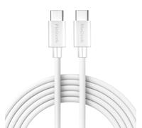 MaG avo USB C a USB C da 3 m, cavo di ricarica extra lungo USB-C per iPhone 15/Pro/Max/Plus, iPad Pro, iPad Air 4/5, Mini 6, MacBook Air, Samsung Galaxy S23, S22, S20, Switch e altro (bianco)