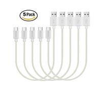 MaGeek® Cavo USB Tipo-C a USB 2.0 (1,0m) per Samsung Galaxy S20/S10/S9, S8, S8+, Nexus 6P, LG G6, New MacBook, Google Pixel XL, Huawei P9 P10 e più (5pcs_0,3m_Bianco)