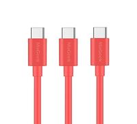 MaGeek® Cavo USB Tipo-C a USB 2.0 (3 Pezzi)(1,0m) per Samsung Galaxy S9+,S9, S8, S8+, Nexus 6P, LG G6, New MacBook, Google Pixel XL, Huawei P9 P10 e più (Rosa)
