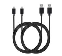MaGeek® [Confezione da 2 3,0m Premium Super Strada Micro USB cavo ad alta velocità USB 2.0 Sync e cavo di ricarica per Samsung, HTC, Sony, Motorola, LG, Google, Nokia e More (nero)
