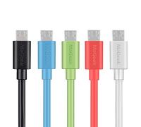 MaGeek (Confezione da 5 1,0m Premium Micro USB cavo ad alta velocità USB 2.0 cavo di sincronizzazione e ricarica per Samsung, HTC, Sony, Motorola, LG, Google, Nokia e More (5 Colori)