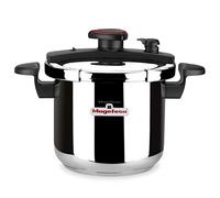 Magefesa Astra - Pentola a Pressione Rapida, Acciaio Inox 18/10, Risparmio Energetico, Chiusura Comoda e Facile, Cucina Sana, Adatta Per Induzione (6L)