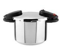 Magefesa Balance - Pentola Express 6L, acciaio inox 18/10, blocco automatico, tutti i tipi di fuochi, induzione, manici resistenti al calore, cucina sana
