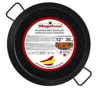 Magefesa Carbon/Paella in acciaio smaltato 30,5 cm Black