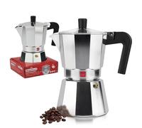 MAGEFESA Catual - Caffettiera italiana da 9 tazze, in alluminio resistente e leggero, compatibile con tutti i tipi di cucina, inclusa induzione