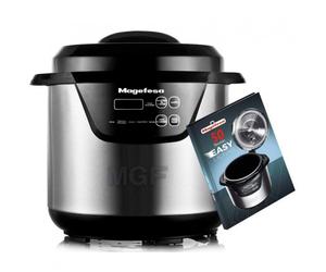 Magefesa Easy Express Pentola a Pressione Elettrica 4L 500W + Libro