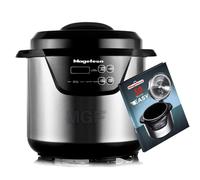 Magefesa Easy Express Pentola a Pressione Elettrica 6L 1000W + Libro