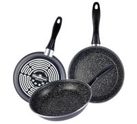 Magefesa K2 Gransasso Set 3 Padelle Acciaio Smaltato 18/20/24cm