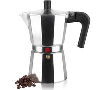 Magefesa Kenia - Caffettiera Moka 12 Tazze, 600ml, Alluminio Smaltato, per Cucine a Gas, in Vetroceramica ed Elettriche, NON Adatta per Induzione