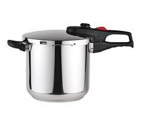 Magefesa Practika Plus - Pentola a Pressione Veloce 7,5L, Acciaio Inossidabile 18/10, Sensore Di Pressione, Induzione, Risparmio Energetico, Cottura Sana, Chiusura Facile
