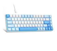 MageGee MK-Box 60% Tastiera Meccanica da Gioco Interruttore Blu Rosso