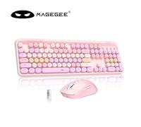 MageGee V920 Tastiera da gioco cablata Wireless Tre DPI Mouse regolabile Set 104 tasti Risparmio energetico per laptop Tablet PC Accessori