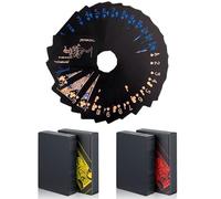 MageJoy 2 Decks Playing Cards with Gift Box - Carte Poker Deluxe con Jumbo Index e Segni Angolari