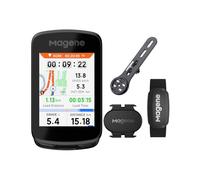 Magene C606 Pro Ciclocomputer GPS Kit Completo con Supporto 7075, S3+ e H303, ClimbPro, Cycling Dynamics