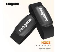 Magene H303 cardiofrequenzimetro sensore Mover Dual ANT Bluetooth con cinturino pettorale ciclismo Computer Bike Wahoo Garmin Sports