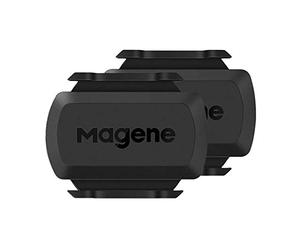 Magene S3+ Sensore di Velocità/Cadenza per Ciclismo, Sensore RPM per Bicicletta Wireless ANT+/Bluetooth 4.0