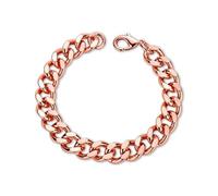 MagEnergy Bracciale a maglia cubana da uomo, lunghezza 19,6 cm/21,1 cm, in rame, bracciale da polso Miami Hip Hop gioielli per uomini e donne, larghezza 12 mm