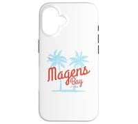 Magens Bay St. Thomas USVI Lettere vintage corallo Custodia per iPhone 16