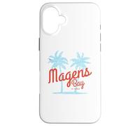 Magens Bay St. Thomas USVI Lettere vintage corallo Custodia per iPhone 16 Plus
